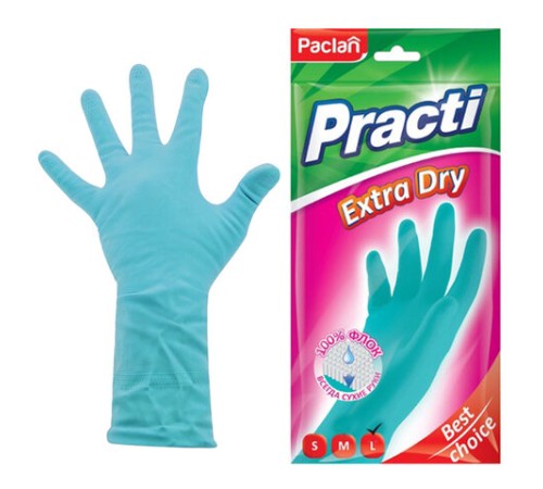 Перчатки МНОГОРАЗОВЫЕ резиновые PACLAN 