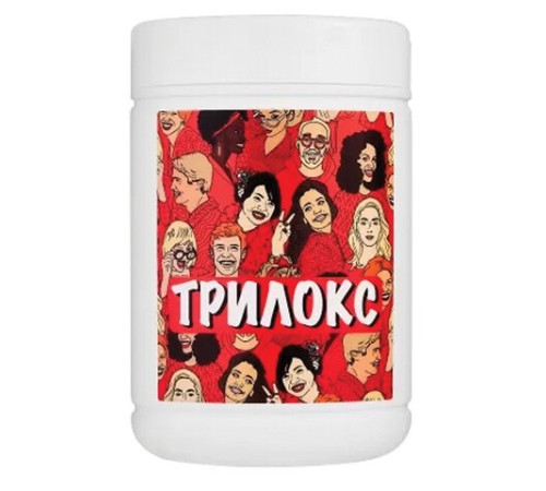 Дезинфицирующие салфетки для обработки любых поверхностей 90 шт., ТРИЛОКС, банка, ДСТ-90