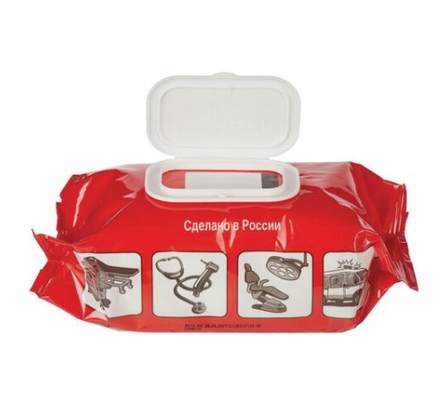 Дезинфицирующие салфетки для обработки любых поверхностей 120 шт., ТРИЛОКС, клапан-крышка, ДСТ-120