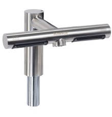 Сушилка для рук, встроенная в смеситель с подачей воды, сенсорная, SONNEN SF1204, 1200 Вт, 95 м/с, IP24, нержавеющая сталь, 607194