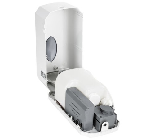 Дозатор для жидкого мыла LAIMA CLASSIC, НАЛИВНОЙ, СЕНСОРНЫЙ, 1 л, с блоком питания, белый, 607318