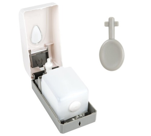 Дозатор для жидкого мыла LAIMA PROFESSIONAL ECONOMY, НАЛИВНОЙ, 1 л, ABS-пластик, белый, 607321, X-2228-1