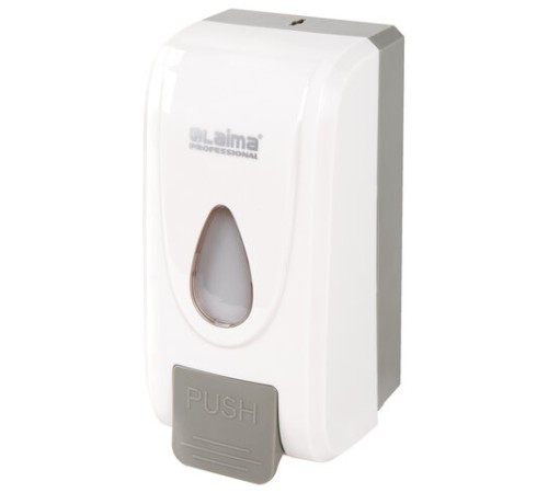 Дозатор для жидкого мыла-пены LAIMA PROFESSIONAL ECONOMY, НАЛИВНОЙ, 1 л, ABS-пластик, белый, 607322, X-2228-F1