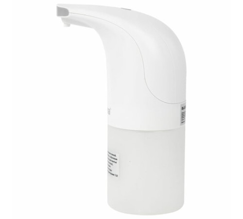 Дозатор для мыла-пены СЕНСОРНЫЙ настольный LAIMA, НАЛИВНОЙ, 0,3 л, ABS-пластик, белый, 607324, X-5507F