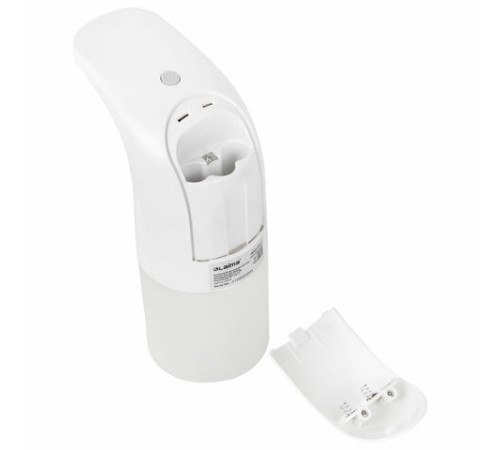 Дозатор для мыла-пены СЕНСОРНЫЙ настольный LAIMA, НАЛИВНОЙ, 0,3 л, ABS-пластик, белый, 607324, X-5507F