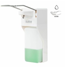 Дозатор локтевой для жидкого мыла и геля-антисептика, с еврофлаконом 1 л, LAIMA, ABS-пластик, 607325, X-2265