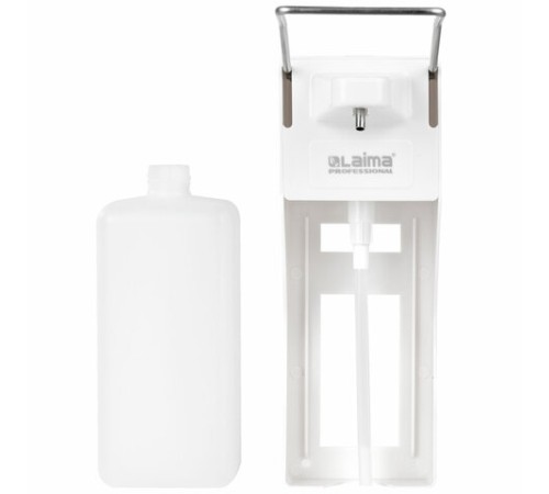 Дозатор локтевой для жидкого мыла и геля-антисептика, с еврофлаконом 1 л, LAIMA, ABS-пластик, 607325, X-2265