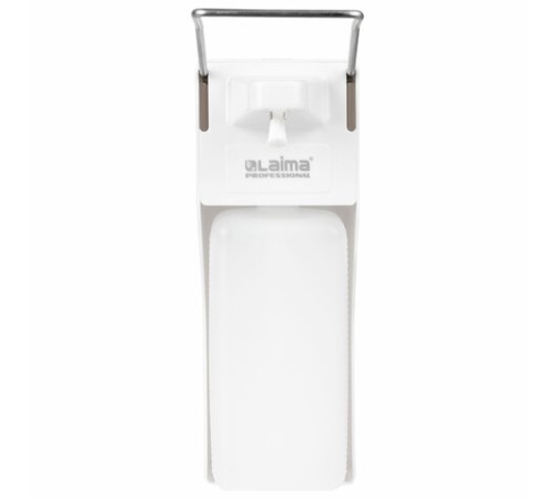 Дозатор локтевой для антисептика и мыла УНИВЕРСАЛЬНЫЙ, с еврофлаконом 1 л, LAIMA, ABS-пластик, 607326, X-2265S