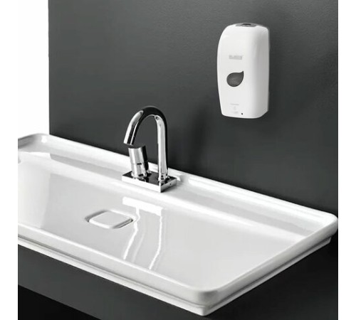 Дозатор для мыла-пены LAIMA PROFESSIONAL ECO, НАЛИВНОЙ, СЕНСОРНЫЙ, 1,3 л, белый, 607330