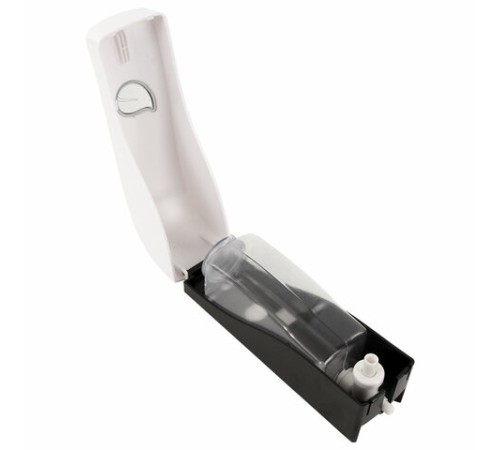 Дозатор для жидкого мыла LAIMA PROFESSIONAL ECO, НАЛИВНОЙ, 0,38 л, белый, ABS-пластик, 607331