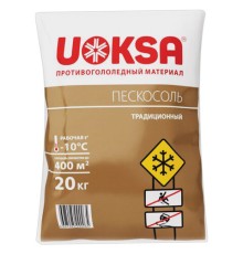 Реагент противогололёдный, песко-соляная смесь, 20 кг UOKSA 