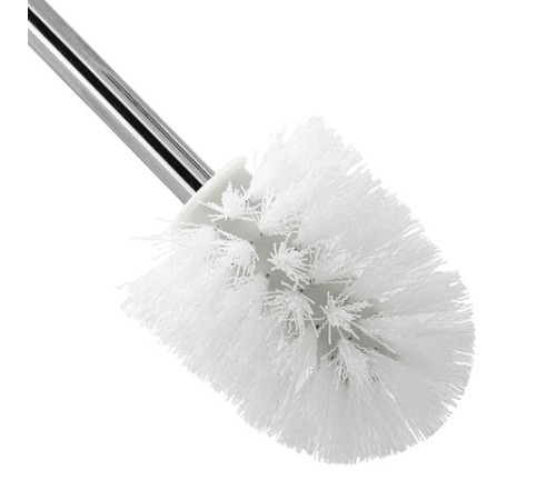 Ершик для унитаза подставка из толстого стекла, крепление к стене, хромированная сталь, LAIMA, 607425