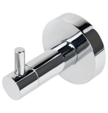 Крючок универсальный LAIMA, хромированный металл, крепление к стене, 607430