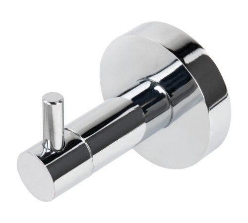 Крючок универсальный LAIMA, хромированный металл, крепление к стене, 607430