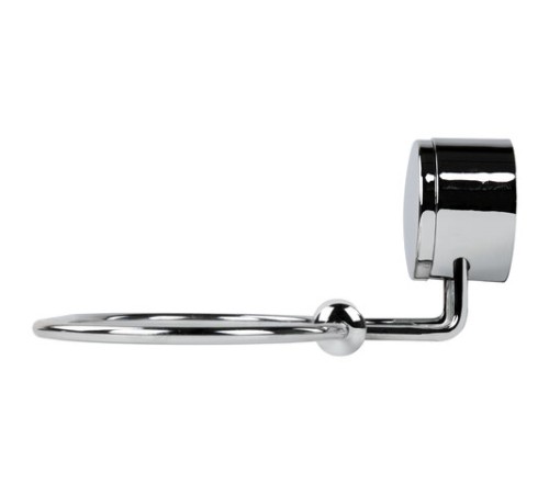 Держатель-кольцо для полотенец LAIMA, хромированная сталь, крепление к стене, 607431