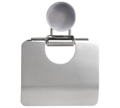 Держатель для туалетной бумаги LAIMA, хромированная сталь, крепление к стене, 607434