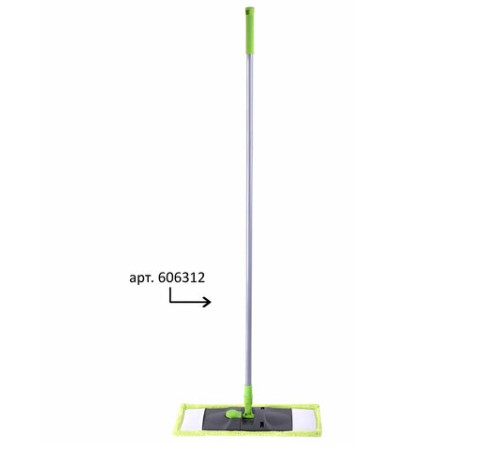 Насадка МОП 40 плоская КОМПЛЕКТ 4 шт., УНИВЕРСАЛЬНАЯ для швабр 38-42 см (ТИП К), микрофибра, LAIMA, 607459