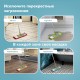 Насадка МОП 40 КОМПЛЕКТ 4 шт., УНИВЕРСАЛЬНАЯ для швабр 38-42 см (ТИП К), микрофибра букли/синель, LAIMA, 607460