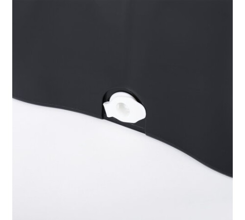 Швабра с отжимом и ведром 7л/5л отжим центрифуга / рукоятка, 2 круглые насадки, крепление кольцо, черный, LAIMA 607487