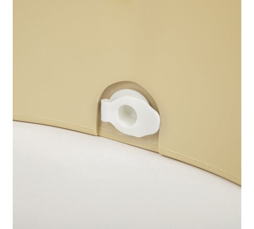 Швабра с отжимом и ведром 7л/5л, отжим центрифуга / рукоятка, 2 круглые насадки, крепление кольцо, бежевый, LAIMA, 607488