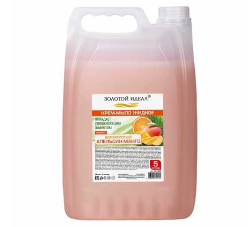 Мыло-крем жидкое, 5 л, ЗОЛОТОЙ ИДЕАЛ 