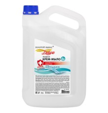 Мыло-крем жидкое с АНТИБАКТЕРИАЛЬНЫМ ЭФФЕКТОМ, 5 л, ЗОЛОТОЙ ИДЕАЛ DELUXE 