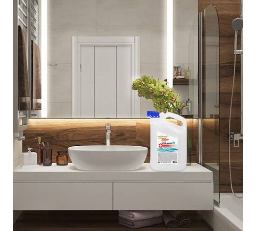 Мыло-крем жидкое с АНТИБАКТЕРИАЛЬНЫМ ЭФФЕКТОМ, 5 л, ЗОЛОТОЙ ИДЕАЛ DELUXE 