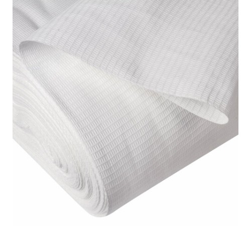 Полотно ВАФЕЛЬНОЕ отбеленное, рулон 0,45х60 м, плотность 110 (±10) г/м2, LAIMA, 607518, ГС