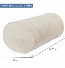 Полотно нитепрошивное (НЕТКОЛ), Узбекистан, рулон 0,75х50 м, 120 (±5) г/м2, в пакете, LAIMA, 607523