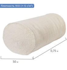 Полотно нитепрошивное (НЕТКОЛ), Узбекистан, рулон 0,75х50 м, 160 (±5) г/м2, в пакете, LAIMA, 607524