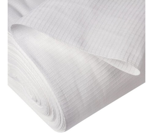 Полотно ВАФЕЛЬНОЕ, Узбекистан, отбеленное, рулон 0,45х50 м, плотность 200 (±10) г/м2, в пакете, LAIMA, 607528