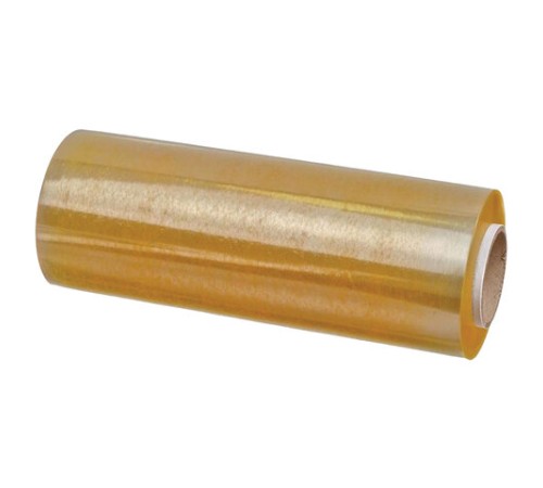 Пленка пищевая ПВХ, 45 см х 900 м, ДЫШАЩАЯ, толщина 9 мкм, сырье из Южной Кореи, 607605