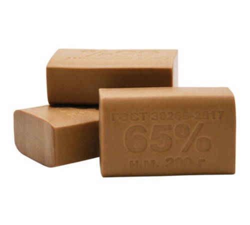 Мыло хозяйственное 65%, 200 г, ММЗ, без упаковки