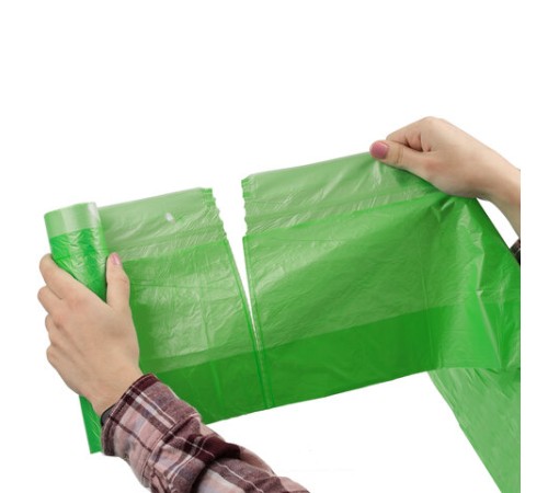 Мешки для мусора биоразлагаемые с завязками LAIMA 