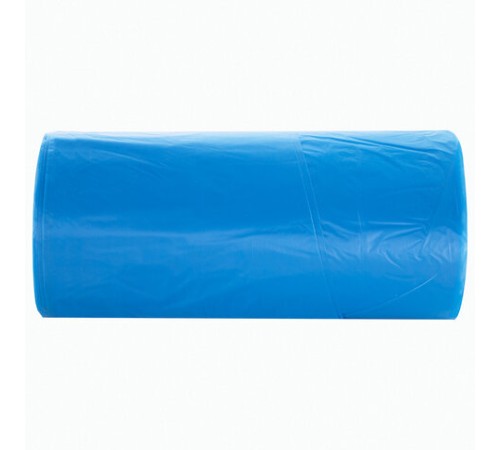 Мешки для мусора с ручками LAIMA ULTRA 60 л, синие, рулон 20 шт., прочные, ПНД 17 мкм, 60х80 см, 607691