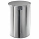Ведро мусорное с педалью 20 литров, УСИЛЕННОЕ, кольцо под мешок, хром, нержавеющая сталь, ТИТАН