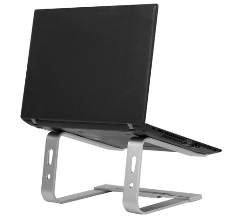 Подставка для ноутбука алюминиевая, нескользящая, 295х255 мм, BRAUBERG SOLID, 513618 Подставка для ноутбука алюминиевая, нескользящая, 295х255 мм, BRAUBERG SOLID, 513618