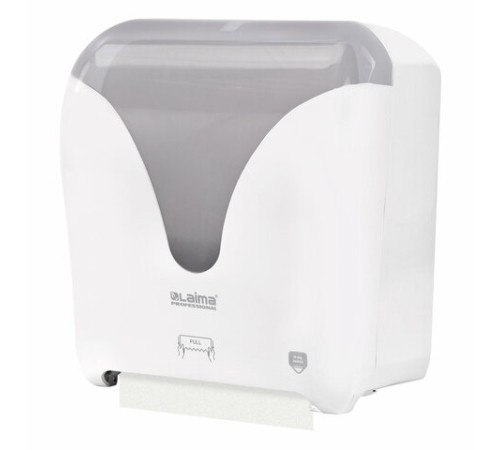 Диспенсер для полотенец в рулонах с автоотрезом листа EXTRA LAIMA PROFESSIONAL, (Система H1), 607765, 303052