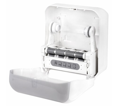 Диспенсер для полотенец в рулонах с автоотрезом листа EXTRA LAIMA PROFESSIONAL, (Система H1), 607765, 303052