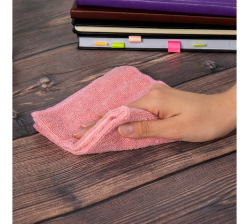 Салфетка из МИКРОФИБРЫ универсальная 30х30 см, КОМПЛЕКТ 4 шт., MULTI PRO COLOUR, 280 г/м2, LAIMA, 607792