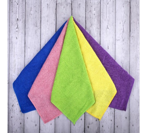 Салфетки из МИКРОФИБРЫ 30х30 см MULTI COLOUR, big pack, КОМПЛЕКТ 10 шт., 180 г/м2, LAIMA HOME, 607794