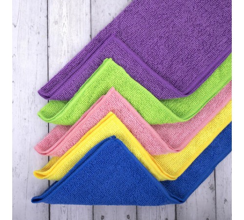 Салфетки из МИКРОФИБРЫ 30х30 см MULTI COLOUR, big pack, КОМПЛЕКТ 10 шт., 180 г/м2, LAIMA HOME, 607794