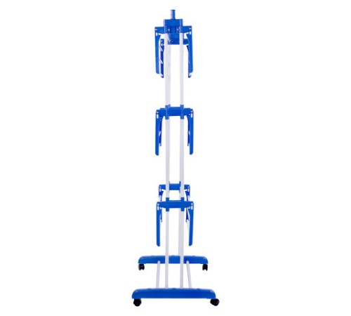 Сушилка напольная для белья раскладная МНОГОФУНКЦИОНАЛЬНАЯ, 3 уровня, на колесах, LAIMA HOME, 607807