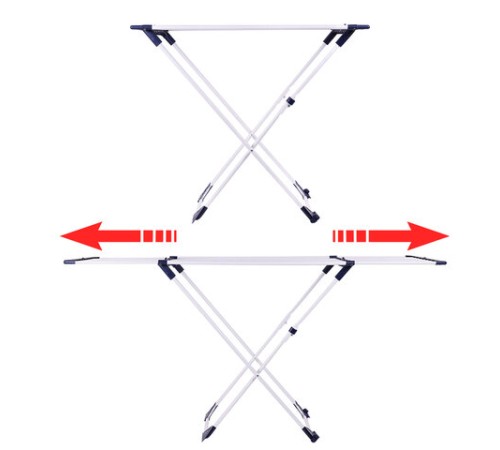 Сушилка напольная для белья раскладная, 3 сушильные зоны, 20 метров, LAIMA HOME, 607808