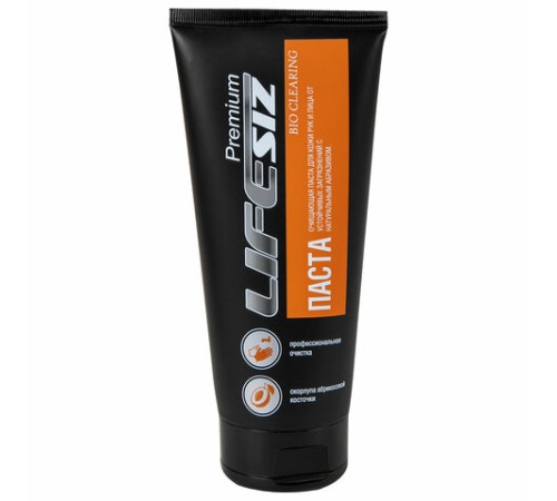 Паста очищающая для кожи 200 мл LIFESIZ от загрязнений (жир, масло, смазки, стройсмеси)