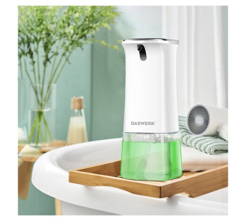 Сенсорный бесконтактный дозатор для жидкого МЫЛА-ПЕНЫ, 350 мл, DASWERK (ДАСВЕРК), 607844