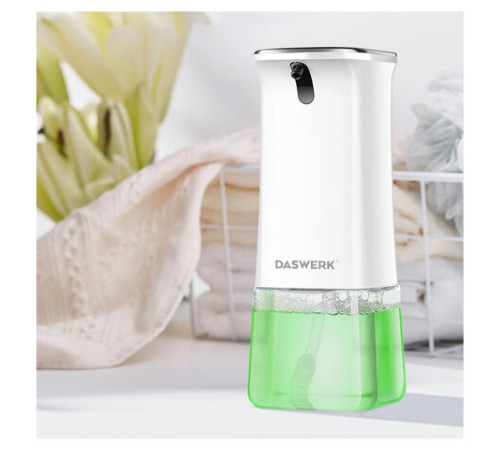 Сенсорный бесконтактный дозатор для жидкого МЫЛА-ПЕНЫ, 350 мл, DASWERK (ДАСВЕРК), 607844