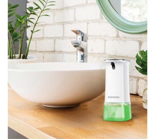 Сенсорный бесконтактный дозатор для жидкого МЫЛА-ПЕНЫ, 350 мл, DASWERK (ДАСВЕРК), 607844