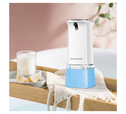 Сенсорный бесконтактный дозатор диспенсер для жидкого мыла/средства для посуды, 350 мл, DASWERK (ДАСВЕРК), 607845