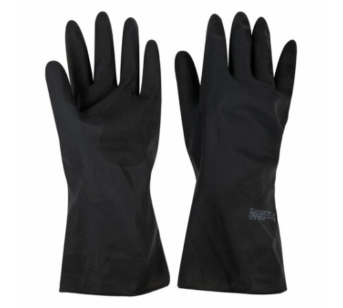 Перчатки резиновые технические кислотощелочестойкие КЩС Тип-2, АЗРИ, размер 10, XL (очень большой), К20Щ20